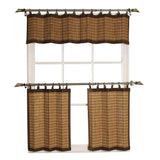 Versailles Valance Patented Ring Top Bamboo Panel Series - 12x72'', Colonial