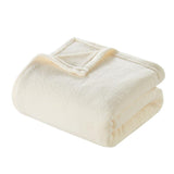Chic Home Zahava 1 Piece Blanket Ultra Soft Fleece Microplush - Beige