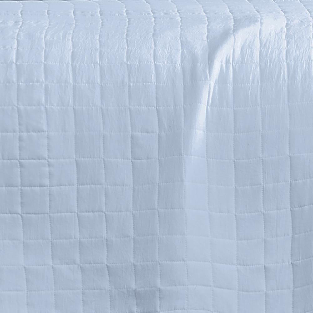 RT Designers Collection Belina 3 Pieces Washed Stitched Lightweight Quilts Set For Bedding White