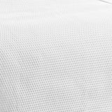 RT Designers Collection Caitlyn 3 Pieces Washed Pinsonic Lightweight Quilts Set For Bedding White