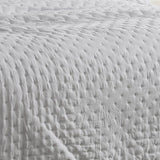 RT Designers Collection Cayla 3 Pieces Washed Pinsonic Lightweight Quilts Set For Bedding Grey