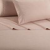 Chic Home Lain Sheet Set Super Soft Stripe Embroidered Design - Includes 1 Flat, 1 Fitted Sheet, and 2 Pillowcases - 4 Piece - Queen 90x102"
