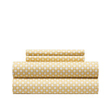 Chic Home Rylie Sheet Set Super Soft Geometric Polka Dot Pattern Print Design - Includes 1 Flat, 1 Fitted Sheet, and 2 Pillowcases - 4 Piece - King 108x102