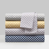 Chic Home Rylie Sheet Set Super Soft Geometric Polka Dot Pattern Print Design - Includes 1 Flat, 1 Fitted Sheet, and 1 Pillowcase - 3 Piece - Twin XL 66x102"