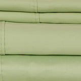 Castle Hill London 410 Thread Count Cotton Sateen Sheet Set Deep Pocket - Misty Jade