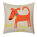 Chic Home Pet Land 5 Piece Comforter Set "Man's Best Friend" Design Bedding - Throw Blanket Decorative Pillow Shams Included Full Blue