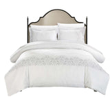 Chic Home Sophia Saunder Bridal Collection Bed In A Bag 7 Pieces Duvet Cover Set White