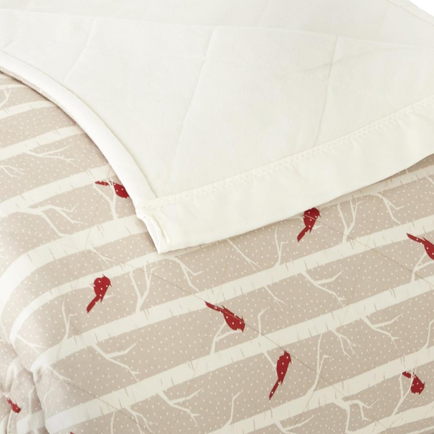 Shavel Micro Flannel Heating Technology Luxuriously Soft And Warm Animal Electric Blanket - Cardinals