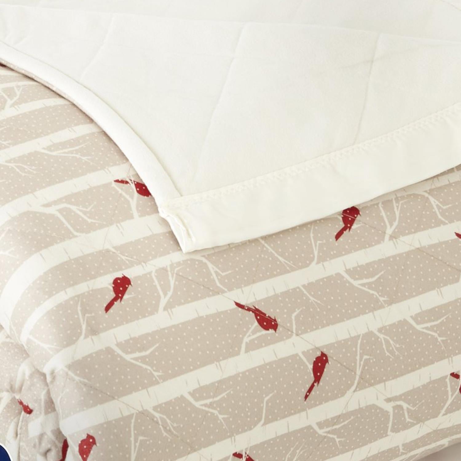 Shavel Micro Flannel Heating Technology Luxuriously Soft And Warm Animal Electric Blanket - Cardinals