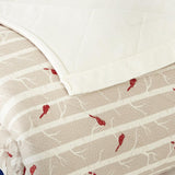 Shavel Micro Flannel Heating Technology Luxuriously Soft And Warm Animal Electric Blanket - Cardinals