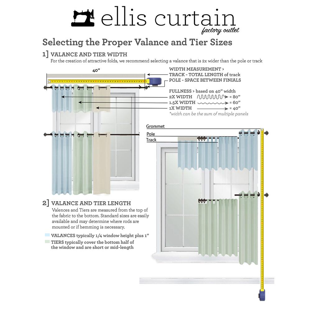 Balmoral Floral Print Semi Sheer Valance Curtain 48-Inch-by-15-Inch - Sage / Wine