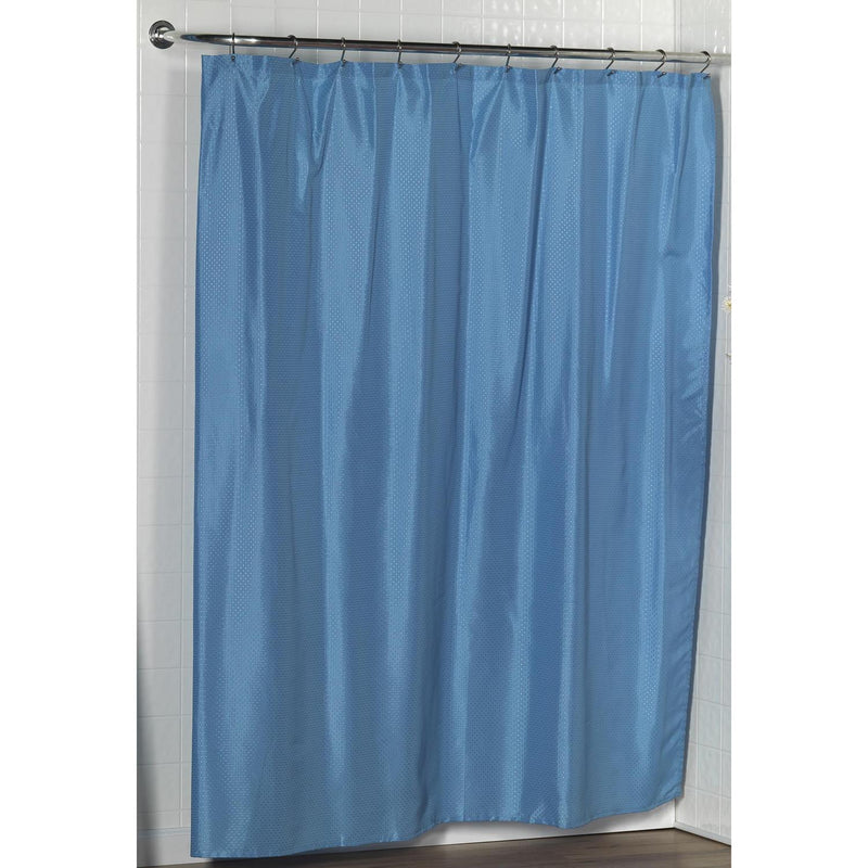 Carnation Home Fashions "Lauren" Dobby Fabric Shower Curtain - 70"x72"