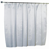 Carnation Home Fashions "Lauren" Dobby Fabric Shower Curtain - 70x72", Grey