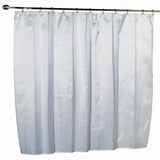 Carnation Home Fashions "Lauren" Dobby Fabric Shower Curtain - 70x72", Grey