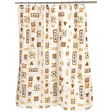 Carnation Home Fashions Patty Fabric Shower Curtain - 70x72