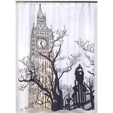 Carnation Home Fashions "Big Ben" Heavier Weight 100% polyester Fabric shower curtain - Multi 70x72"