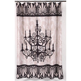 Carnation Home "Luminere" Heavier Weight Fabric shower curtain 100% polyester size 70"x72"