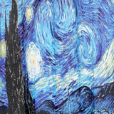 Carnation Home Fashions "The Starry Night" Museum Collection 100% Polyester Fabric Shower Curtain - Multi 70x72"