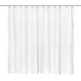 Carnation Home Fashions "Grace" Jacquard Stall Size Shower Curtain - 54" x 78", White