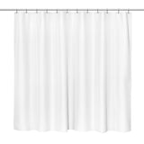 Carnation Home Fashions "Grace" Jacquard Stall Size Shower Curtain - 54" x 78", White
