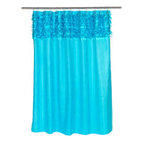 Carnation Home Fashions "Jasmine" Fabric Shower Curtain - 70x72"