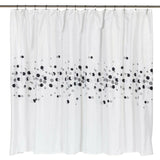 Carnation Home Fashions Premium Quality "Dots" Fabric Shower Curtain - Multi 70" x 84"