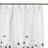 Carnation Home Fashions Premium Quality "Dots" Fabric Shower Curtain - Multi 70" x 84"