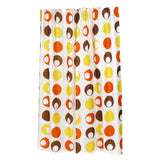Carnation Home Fashions Extra Long "Madeline" Fabric Shower Curtain - Multi 70" x 84"
