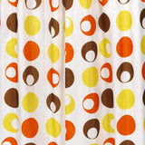 Carnation Home Fashions Extra Long "Madeline" Fabric Shower Curtain - Multi 70" x 84"