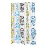 Carnation Home Fashions Extra Long "Olivia" Fabric Shower Curtain - Multi 70" x 84"