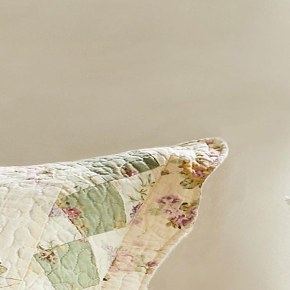 Greenland Home Fashion Bliss Sham - King 20x36", Ivory