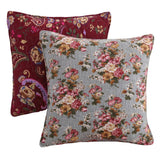 Greenland Home Fashion Antique Chic Accessory Decorative Pillow Pair - Multi 18x18"