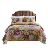 Greenland Home Fashion Antique Chic Quilt And Pillow Sham Set - Multi