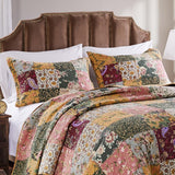 Greenland Home Fashion Antique Chic Quilt And Pillow Sham Set - Multi