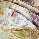 Greenland Home Fashion Blooming Prairie Quilt And Pillow Sham Set - Multi