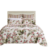 Greenland Home Fashion Butterflies Quilt And Pillow Sham Set - Multi