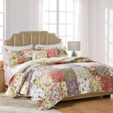 Greenland Home Fashion Blooming Prairie Quilt And Sham Bonus Set - Multi