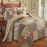 Greenland Home Fashion Blooming Prairie Bedspread Set - Multi