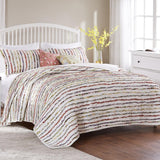 Greenland Home Fashion Bella Ruffled Shabby Comforter Set - Multi