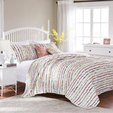 Greenland Home Fashion Bella Ruffled Shabby Comforter Set - Multi