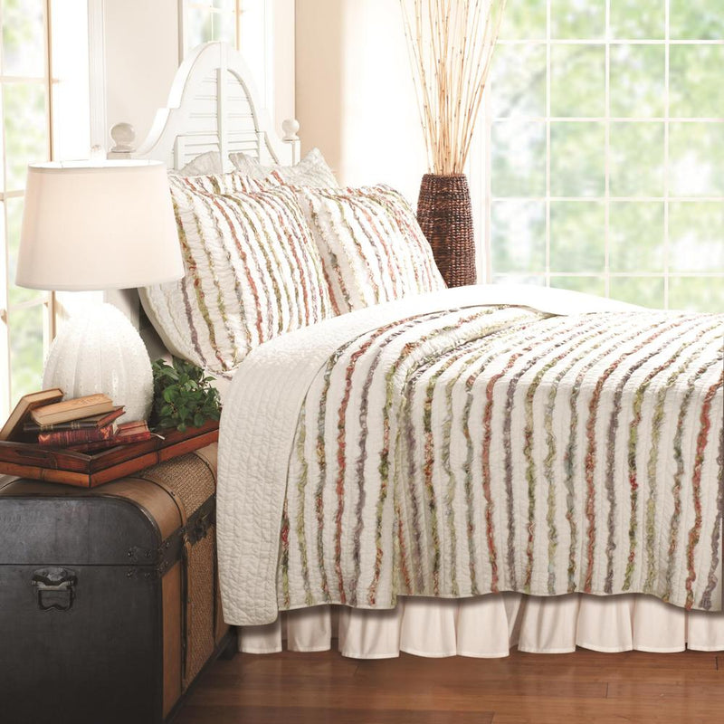 Greenland Home Fashion Bella Ruffle Sham - Multi