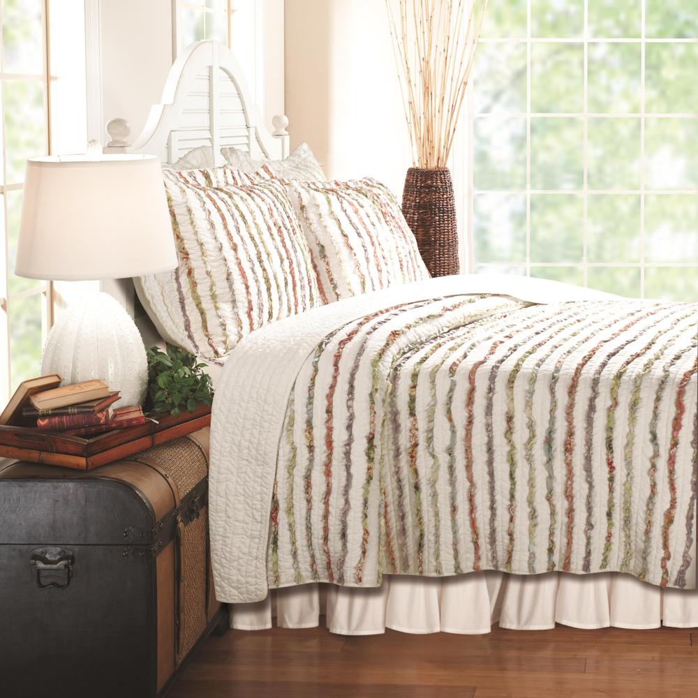 Greenland Home Fashion Bella Ruffle Sham - Multi