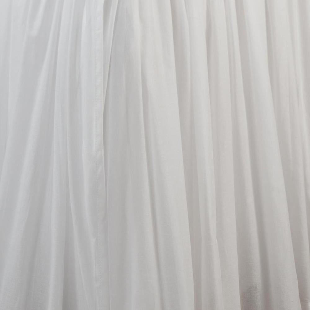 Greenland Home Fashion Cotton Voile Bed Skirt - White