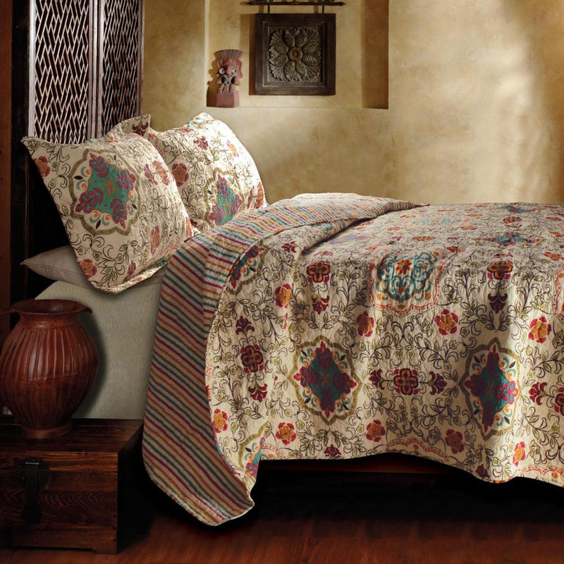 Greenland Home Fashion Esprit Sham - King 20x36", Multi