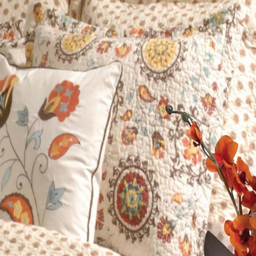 Greenland Home Fashion Andorra Sham - King 20x36", Multi