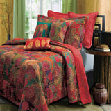 Greenland Home Fashion Jewel Quilt And Sham Bonus Set - Multi