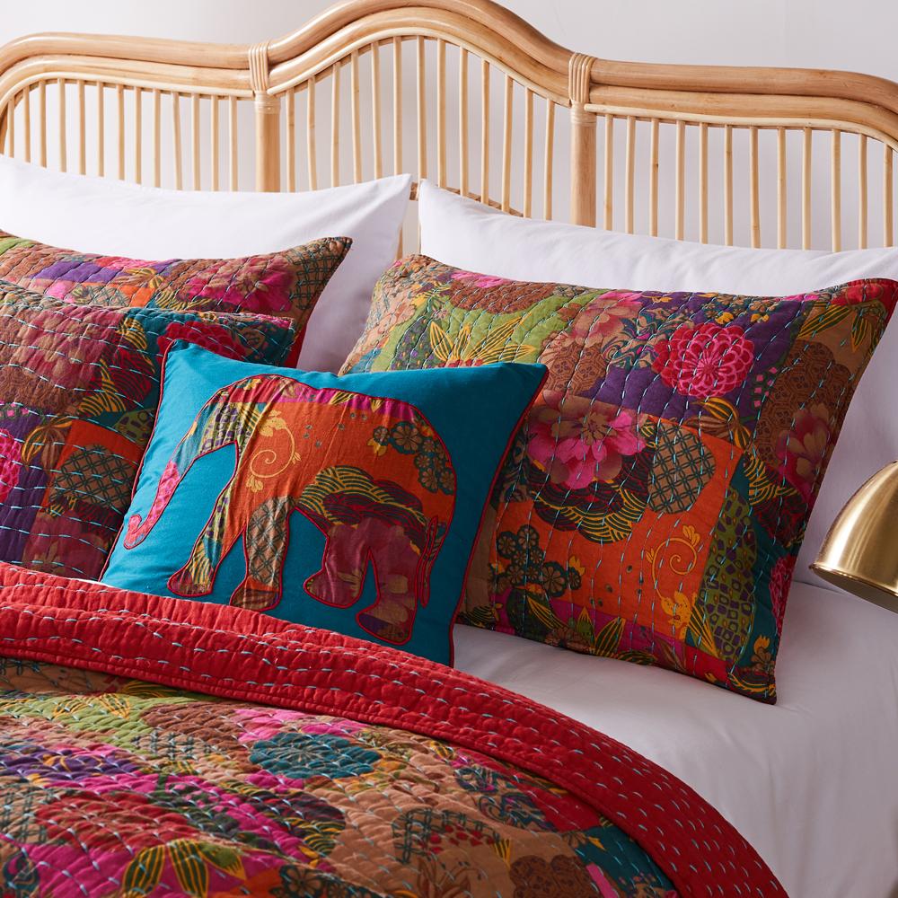 Greenland Home Fashion Jewel Quilt And Sham Bonus Set - Multi