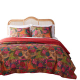 Greenland Home Fashion Jewel Quilt And Pillow Sham Set - Multi
