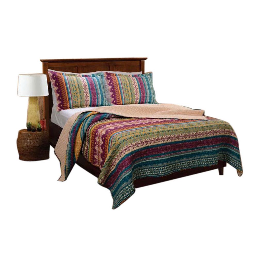 Greenland Home Fashion Southwest Quilt Set - Multi