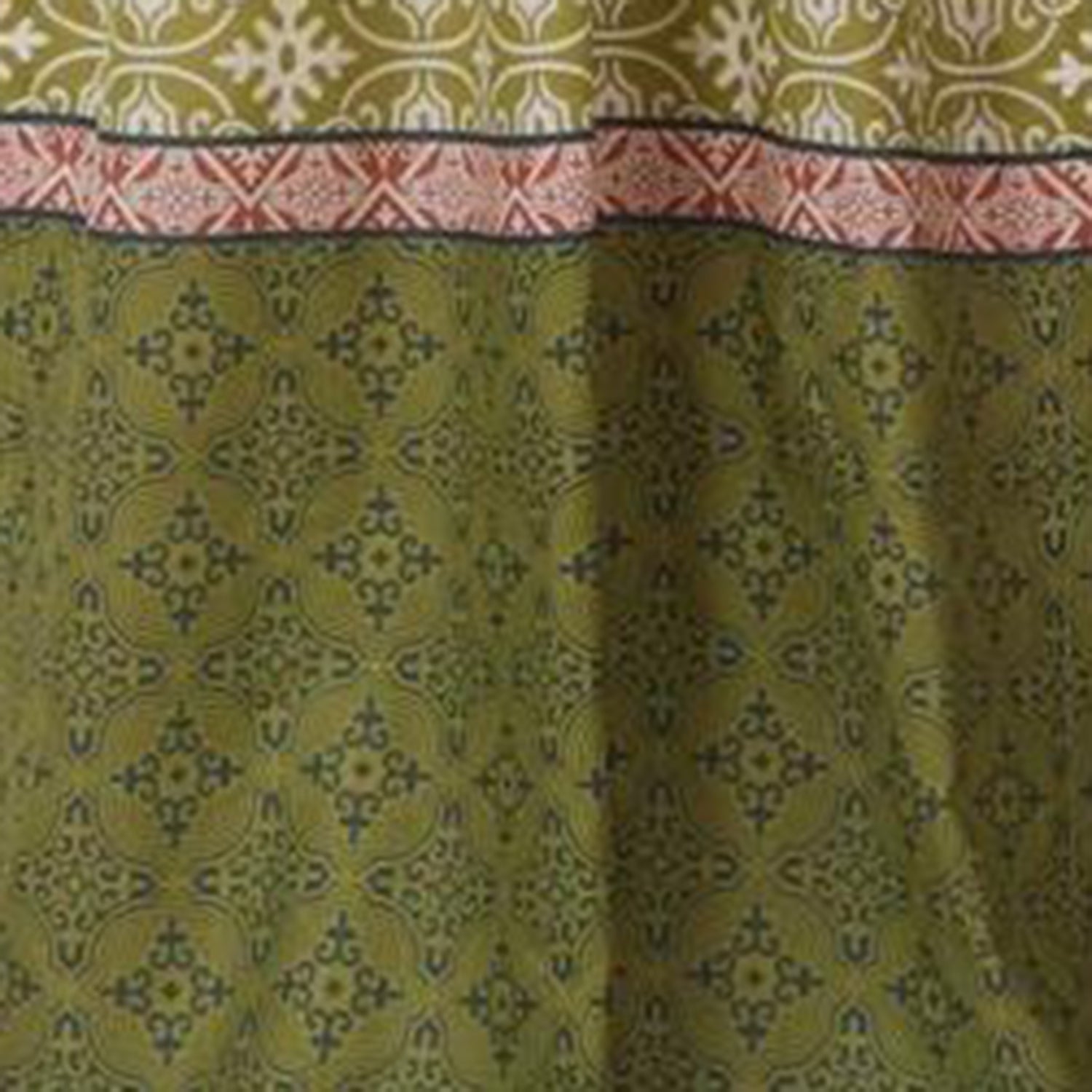 Barefoot Bungalow Shangri-La Window Curtain Panel Pair - 42x84", Multi